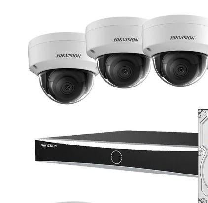 Beveiligings camera set  systeem hikvision, Ophalen of Verzenden, Zo goed als nieuw, Buitencamera