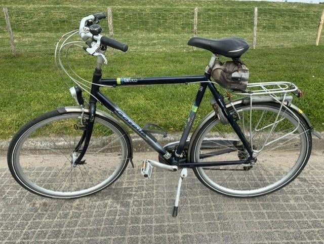 Gazelle Medeo Alu 61 cm met 24 versnellingen, Fietsen en Brommers, Fietsen | Heren | Herenfietsen, Ophalen, Gebruikt, Velgrem
