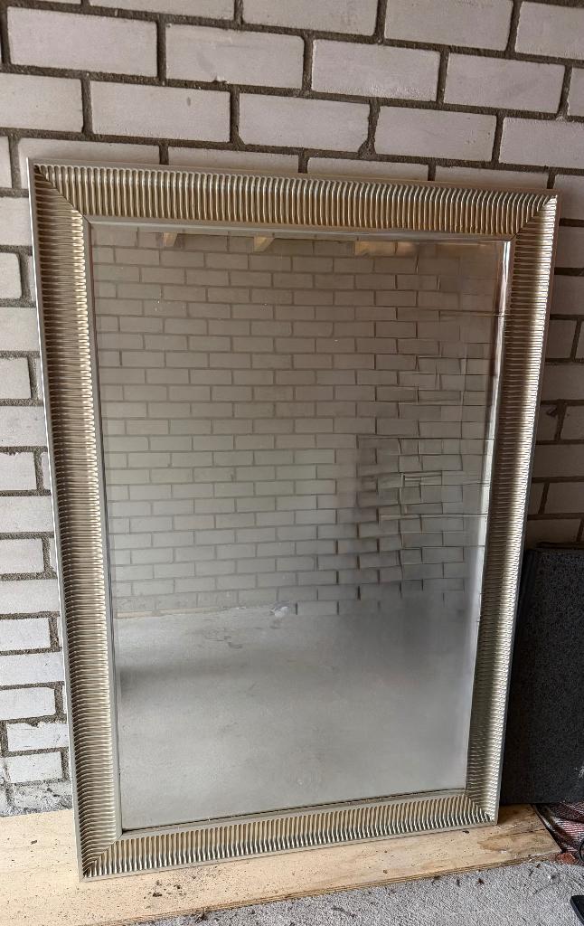 Spiegel vintage zilver, Huis en Inrichting, Woonaccessoires | Spiegels, Ophalen, 100 tot 150 cm, Nieuw, 75 tot 100 cm