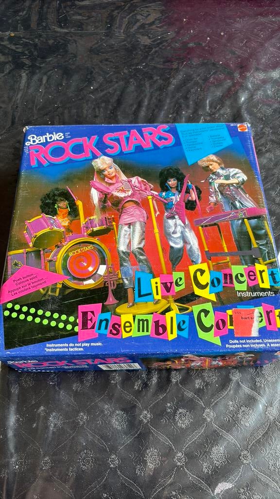 Vintage Barbie 1986 Rock Stars set, Verzamelen, Speelgoed, Ophalen of Verzenden, Gebruikt