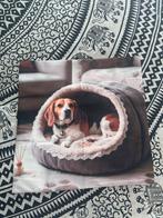 Kussensloop met hondenprint 39 x 39, Ophalen of Verzenden, Gebruikt, Overige kleuren, Vierkant