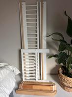 IKEA Peuterbed - Wit hout - gulliver, Kinderen en Baby's, Kinderkamer | Bedden, Ophalen, Gebruikt, 70 tot 85 cm, 140 tot 160 cm