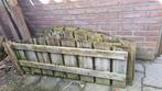 Gratis houten hekwerk, minimaal 5 meter, Tuin en Terras, Ophalen, Gebruikt, Hout, Tuinhek