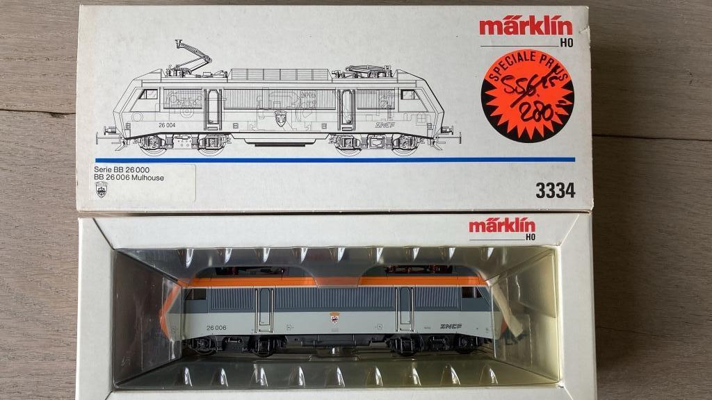 Märklin ho locomotive REF. 3334 SYBIC 26006 - Modélisme