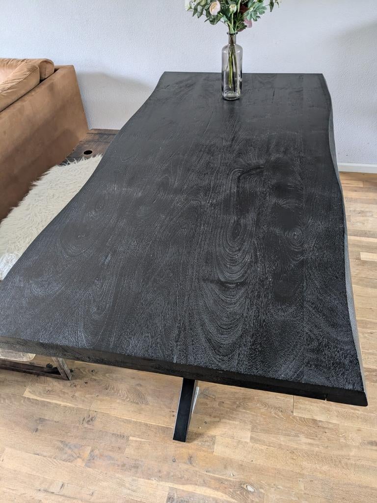 Prachtige eettafel, Ophalen, 50 tot 100 cm, Zo goed als nieuw, 150 tot 200 cm