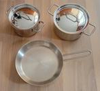 BK Gastronome kookpannen en koekenpan, Ophalen of Verzenden, Zo goed als nieuw, Rvs, Kookpan of Snelkookpan