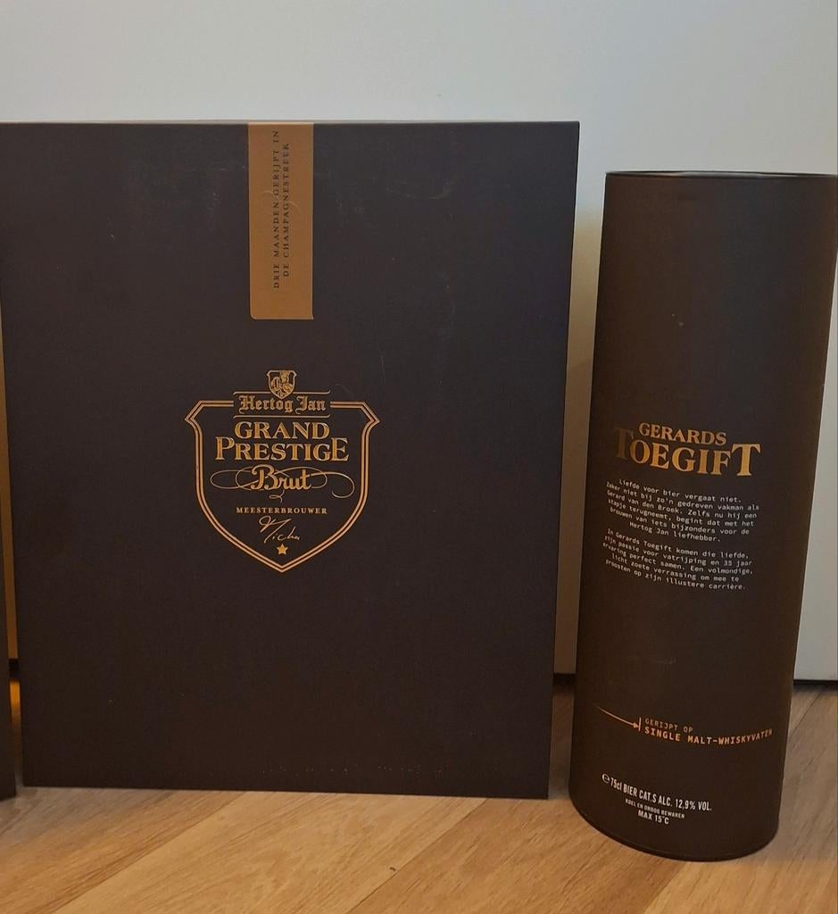 2x Hertog Jan Specials ( Brut 2023 & Gerards Toegift), Verzamelen, Biermerken, Ophalen of Verzenden, Nieuw, Flesje(s), Hertog Jan