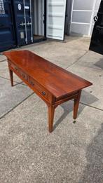 Antieke eikenhouten sidetable met lades, Ophalen of Verzenden