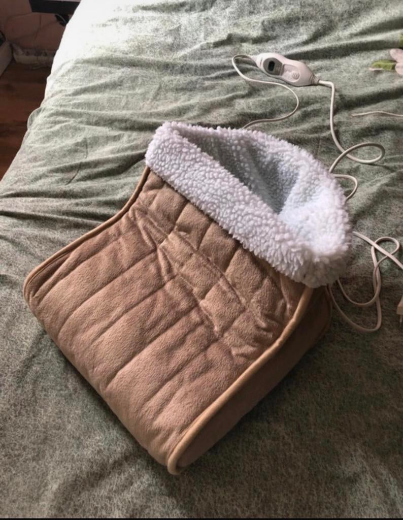 Carmen elektrische voetenzak, Ophalen of Verzenden, Gebruikt, Beige, Vierkant