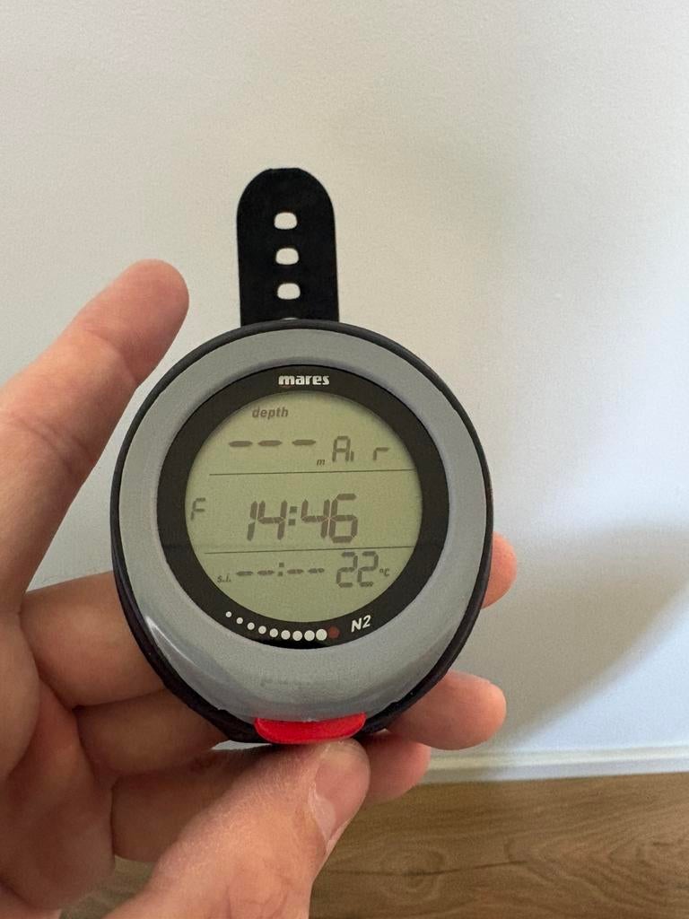 Zgan Mares Puck Pro duikcomputer, Ophalen of Verzenden, Zo goed als nieuw, Duikcomputer