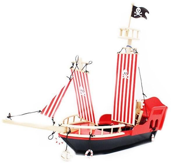 Houten piratenschip nieuw in doos, Kinderen en Baby's, Speelgoed | Houten speelgoed, Ophalen of Verzenden, Nieuw, Overige typen