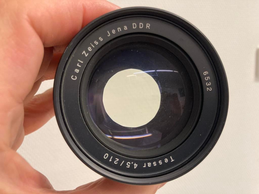Zeiss Tessar 210mm F4.5, Ophalen of Verzenden, Zo goed als nieuw, Telelens