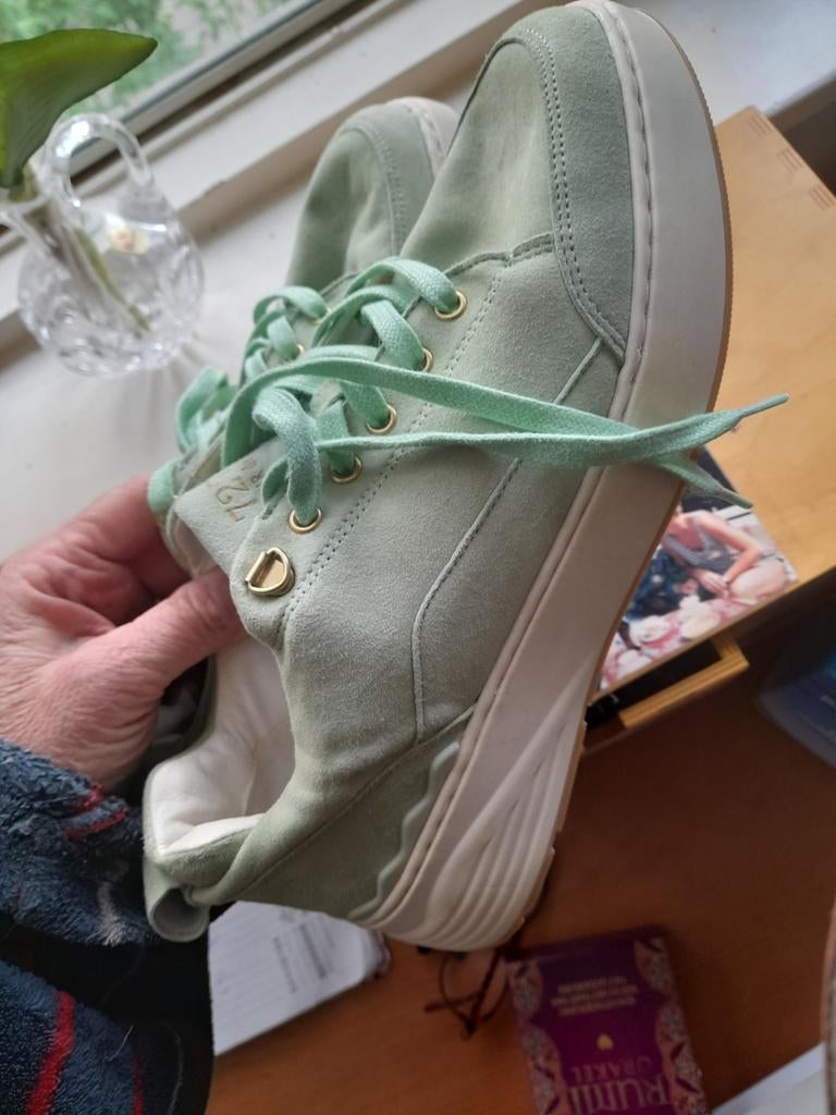 Sneakers appelgroen 41 nieuw, 33 - 40 uur, Overige vormen
