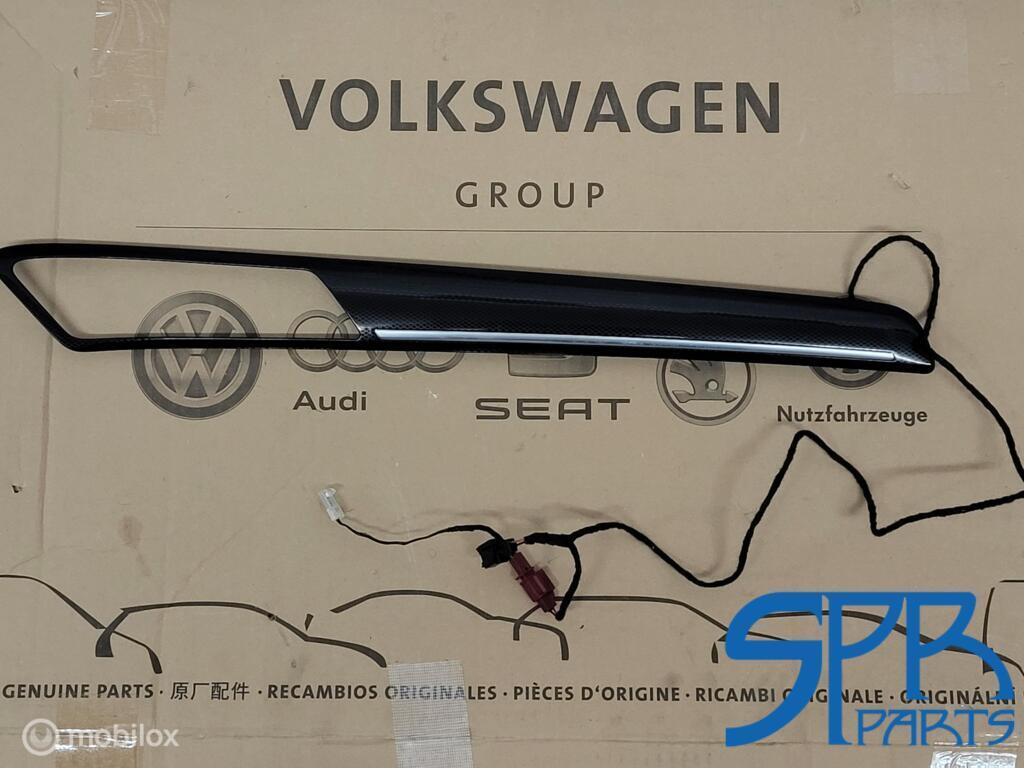 Interieurlijst VW GOLF 7 CARBON LED RECHTSVOOR 5G4858066AAEP, Auto-onderdelen, Interieur en Bekleding, Gebruikt, Volkswagen, Ophalen of Verzenden
