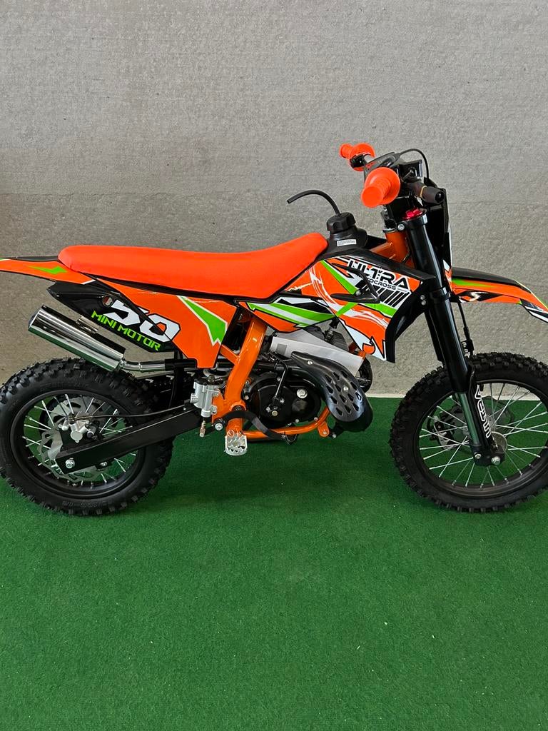 Nieuwe 49CC benzine KTM replica kinder kickstart crossmotor, Ophalen, Overige typen, Nieuw, Ultra