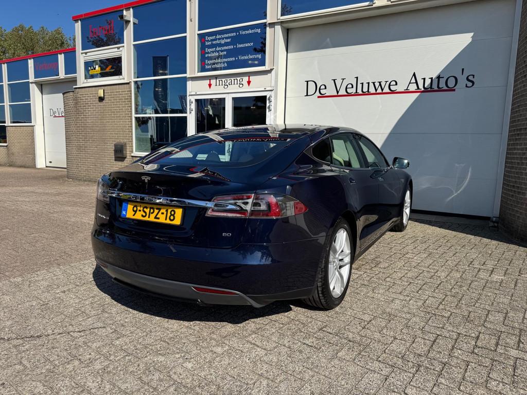 Tesla Model S 60 Base|Free Supercharge|Pano|Camera|306PK, Auto's, Tesla, Achterwielaandrijving, Gebruikt, Beige, 1974 kg