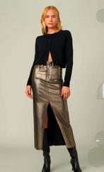 Nieuw metallic maxi rok met split, Overige kleuren, Nieuw, Ophalen of Verzenden, Maat 36 (S)