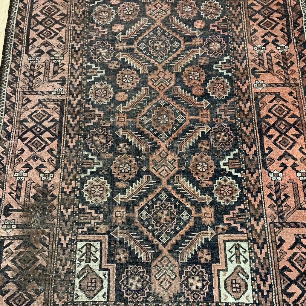 Perzisch handgeknoopt tapijt koper kleurig 172/105 cm, Gebruikt, 100 tot 150 cm, Etten-Leur, DJT@dejuistetoon.eu