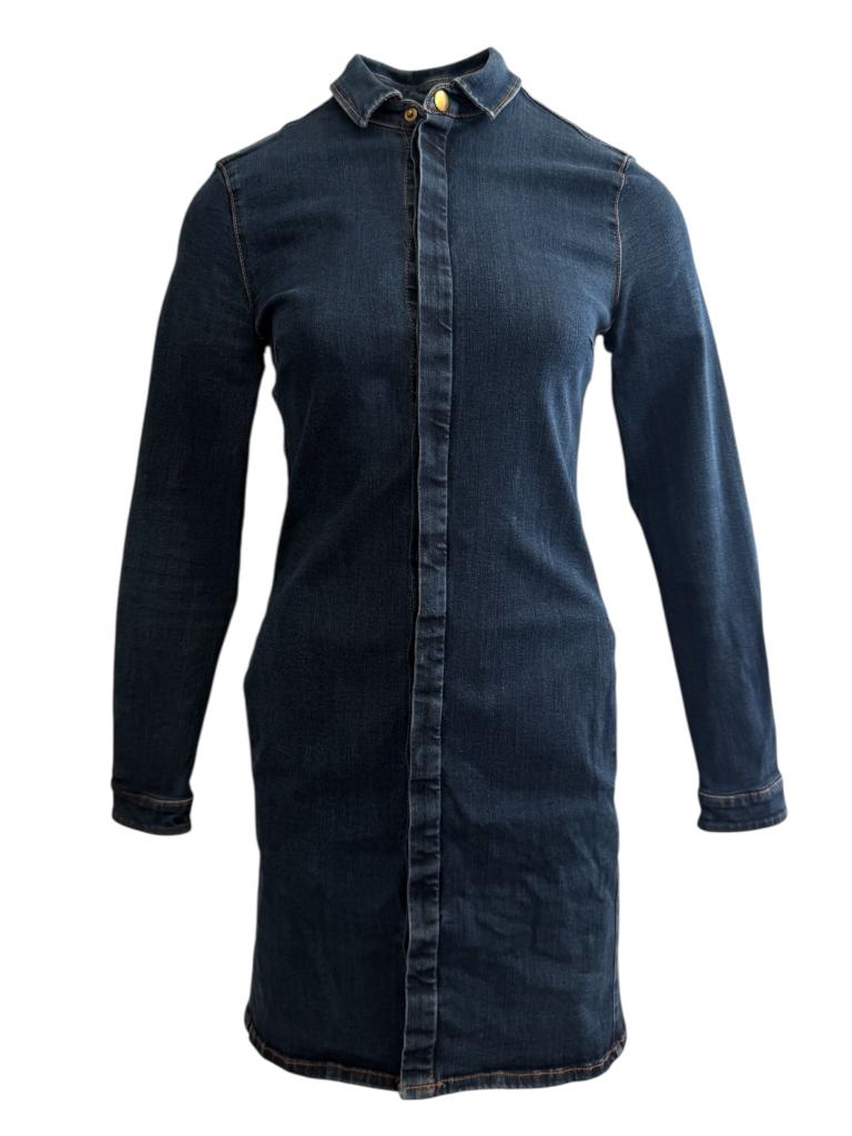 Vanilia jurk XS, Kleding | Dames, Jurken, Zo goed als nieuw, Maat 34 (XS) of kleiner, Blauw, Boven de knie, Ophalen of Verzenden