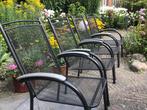 8  Zeer fraaie z.g.a.n. Royal Garden 'Primero' tuinstoelen., Tuin en Terras, Tuinstoelen, Ophalen, Zo goed als nieuw, Metaal, Stapelbaar