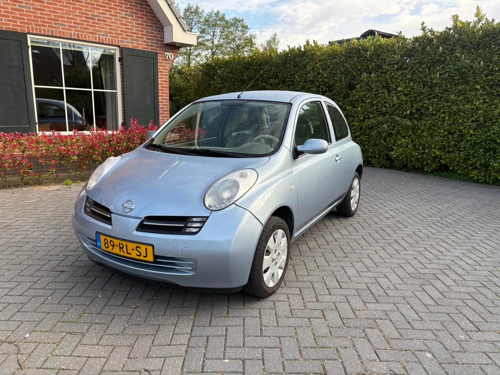 Nissan Micra 1.2 59KW 3DR 2005 Blauw, Voorwielaandrijving, 31 €/maand, 4 cilinders, Blauw