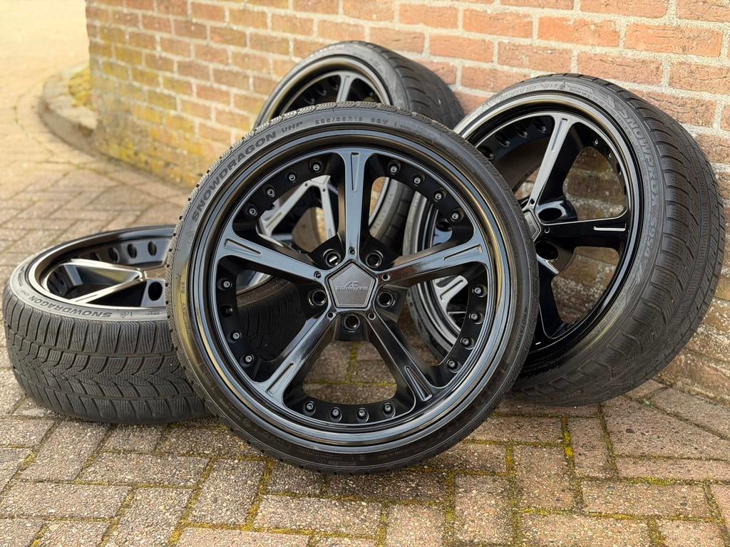 5x120 - 19 INCH - AC SCHNITZER - BMW - VELGEN + BANDEN !, Gebruikt, Banden en Velgen, Winterbanden, Personenwagen