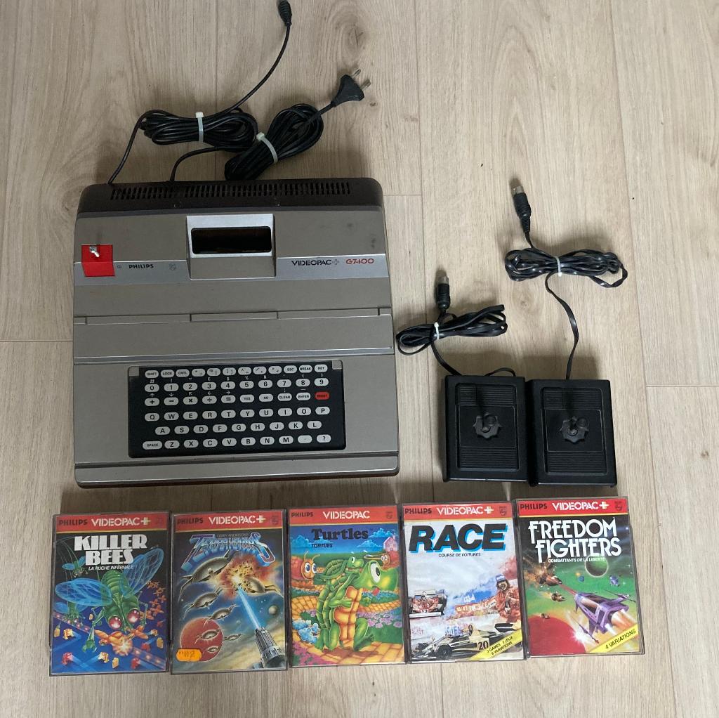 Philips Videopac G7400, Spelcomputers en Games, Spelcomputers | Overige, Ophalen of Verzenden, Overige merken, Gebruikt