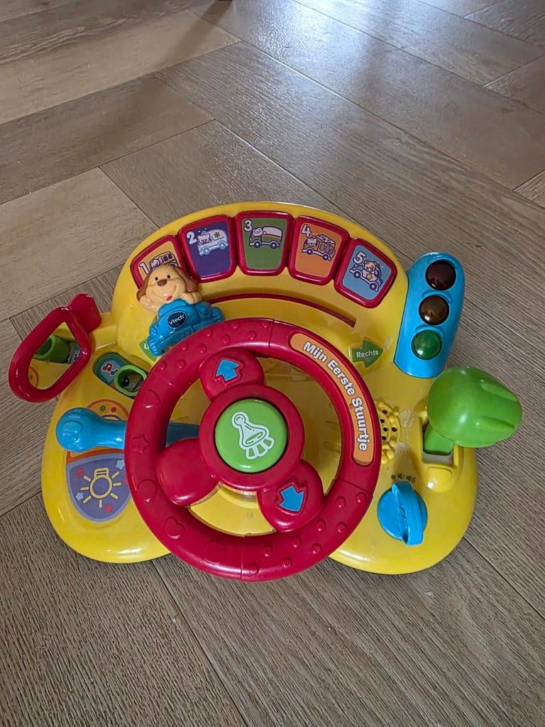 VTech Mijn Eerste Stuurtje - Interactief Speelstuur, Kinderen en Baby's, Speelgoed | Vtech, Ophalen of Verzenden, Gebruikt, 6 maanden tot 2 jaar