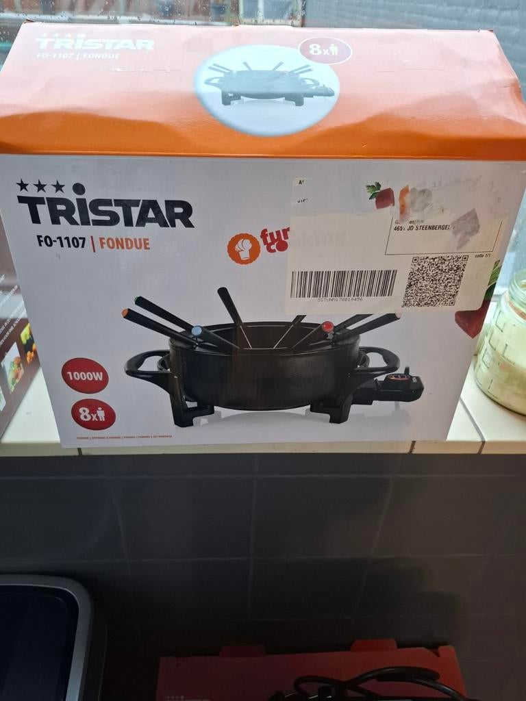 Tristar FO-1107 Fonduepan - 1000W, voor 8 personen, Ophalen, Nieuw, Elektrisch, Fonduepan