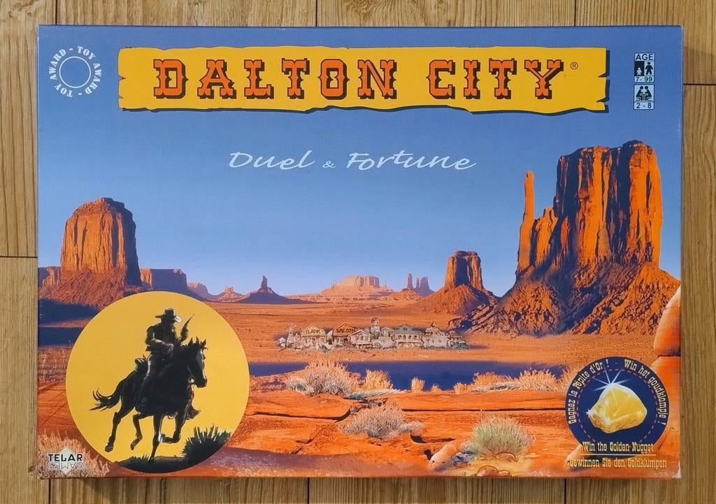 Dalton City duel & fortune bordspel Daltons RETRO RARE, Hobby en Vrije tijd, Gezelschapsspellen | Bordspellen, Vijf spelers of meer