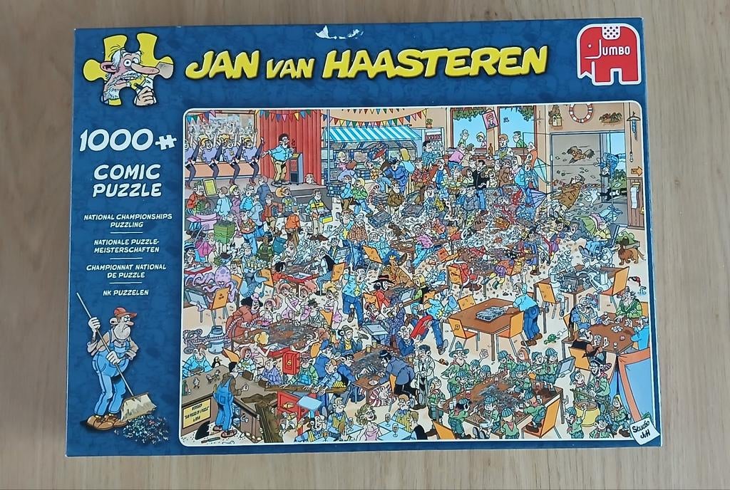 Jan van Haasteren puzzel 1000 stukjes -, Ophalen of Verzenden, 500 t/m 1500 stukjes, Zo goed als nieuw