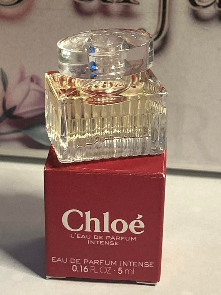 Chloé intense miniature 5ml edp, Ophalen of Verzenden, Nieuw, Miniatuur, Gevuld