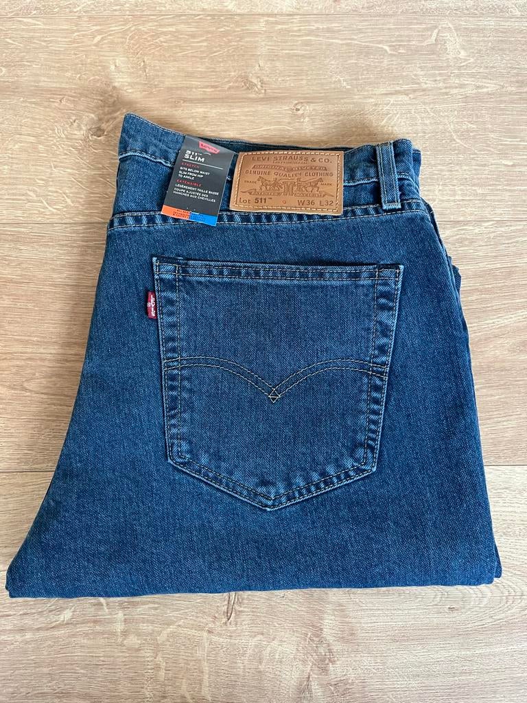 Levi's 511 jeans W36 L32 nieuw, Kleding | Heren, Ophalen of Verzenden, Nieuw, Blauw, W36 - W38 (confectie 52/54)