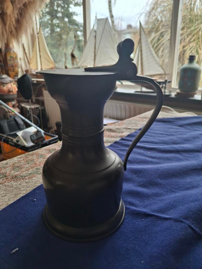 Tinnen eikelkanetje, Antiek en Kunst, Antiek | Tin, Ophalen of Verzenden