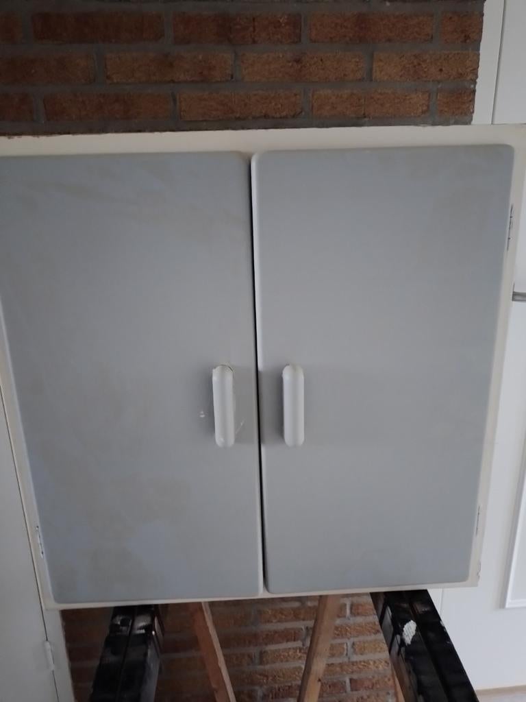 Vintage bruinzeel keukenkastjes, Huis en Inrichting, Keuken | Keukenelementen, Zwart, Minder dan 100 cm, 25 tot 50 cm, 50 tot 100 cm