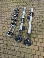 THULE Outride Fietsendrager (2 stuks) + 5 voorwiel beugels, Ophalen, 2 fietsen, Gebruikt, Dakdrager