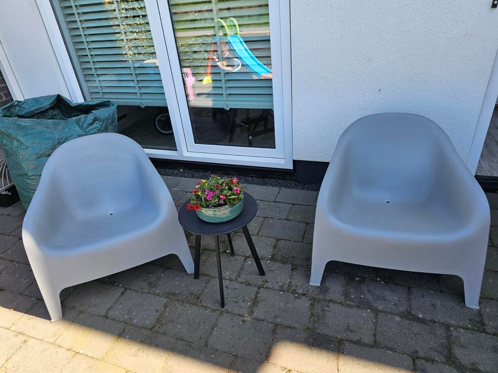 Ikea tuin/kuip stoelen, set van 2, Tuin en Terras, Tuinstoelen, Ophalen, Gebruikt, Kunststof