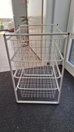 Metalen ladekast Pedro met 3 lades - 68x43x49 cm, Ophalen