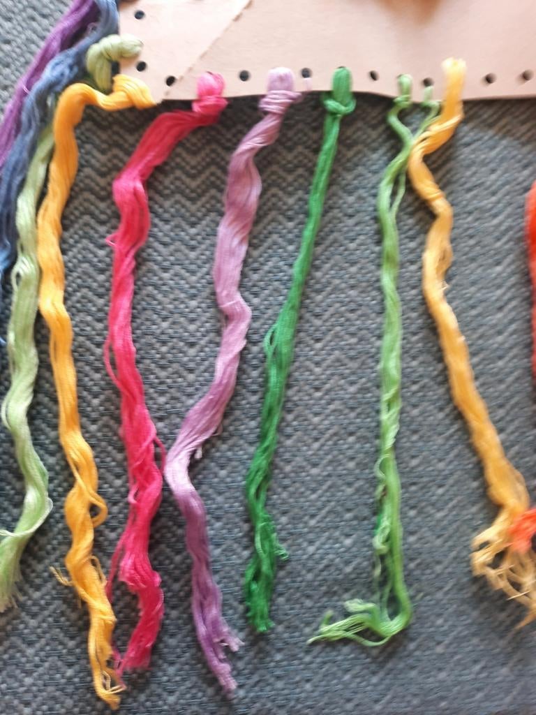 Restanten borduurgaren - Diverse kleuren, Ophalen of Verzenden, Gebruikt, Handborduren, Borduurgaren of Zijde