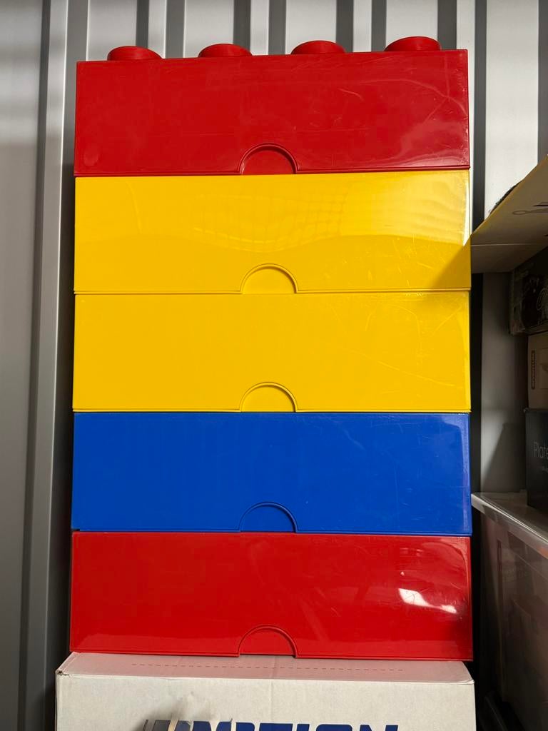 LEGO opbergbakken Brick 8, Kinderen en Baby's, Speelgoed | Duplo en Lego, Ophalen, Gebruikt, Lego