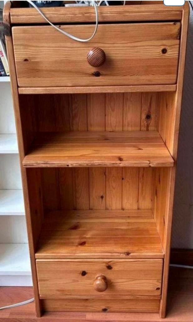 Grenen kastje, Huis en Inrichting, Kasten | Ladekasten, Ophalen, Minder dan 50 cm, 1 of 2 laden, 100 tot 150 cm