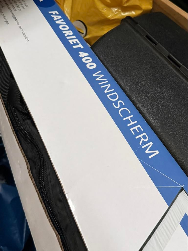 Windscherm Favoriet 400 x 140 cm, Caravans en Kamperen, Windschermen, Ophalen, Zo goed als nieuw