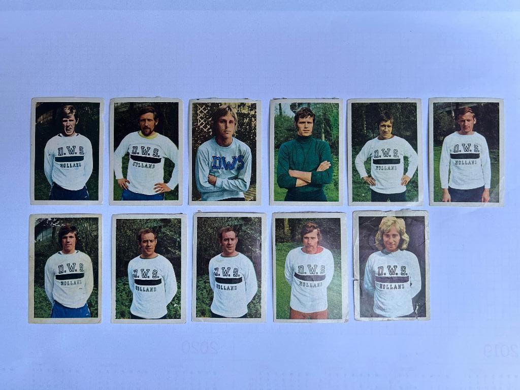voetbalplaatjes DWS seizoen 1971/1972 Vanderhout, gebruikt, Verzenden, Gebruikt, Overige binnenlandse clubs, Poster, Plaatje of Sticker