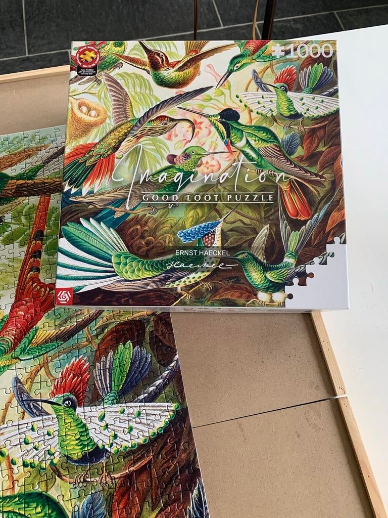 Vijf legpuzzels van 1000 stukjes, Ophalen of Verzenden, 500 t/m 1500 stukjes, Gebruikt, Legpuzzel