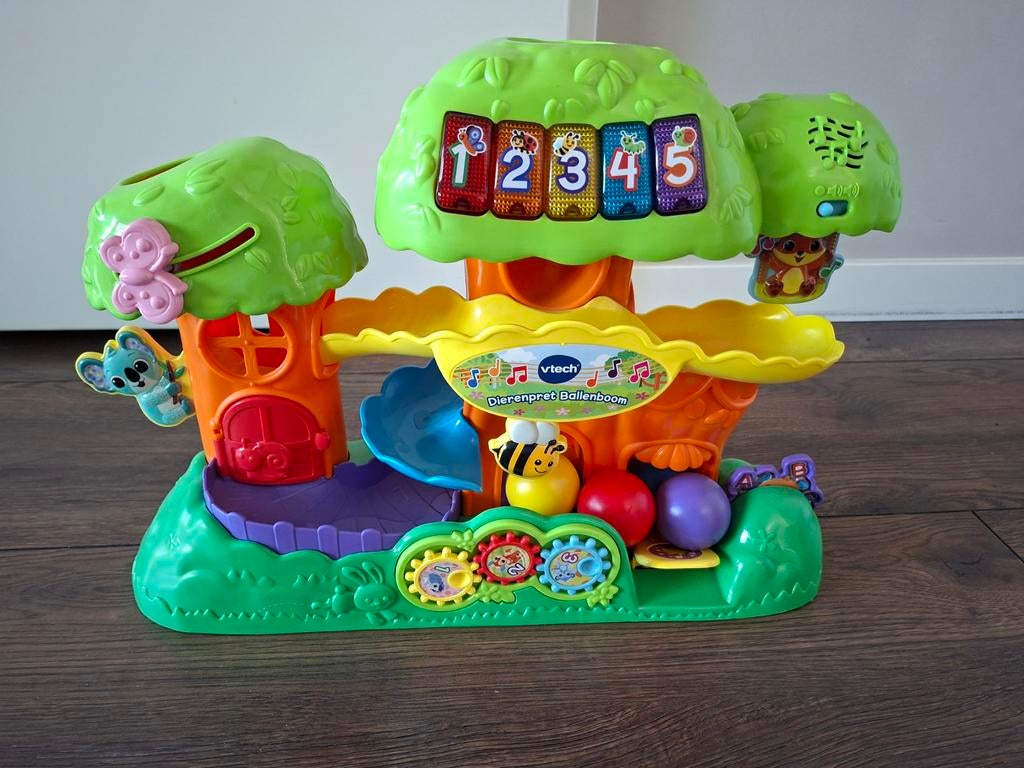 Vtech dierenpret ballenboom, Kinderen en Baby's, Speelgoed | Vtech, Ophalen, Zo goed als nieuw, 6 maanden tot 2 jaar
