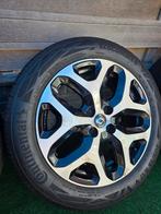 Renault Captur set velgen 17 inch 205/55R17 Continental, Auto-onderdelen, Banden en Velgen, Gebruikt, Banden en Velgen, 17 inch