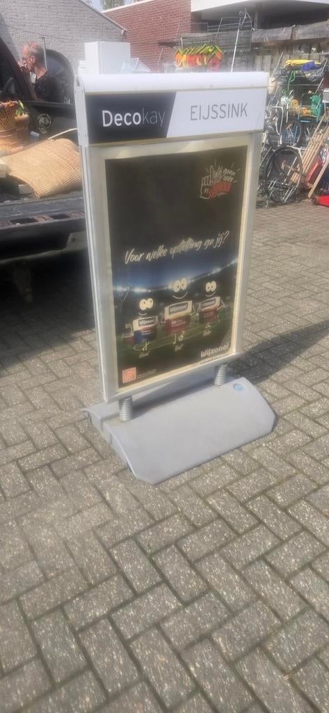 Groot reclame stoepbord, Verzamelen, Ophalen, Reclamebord
