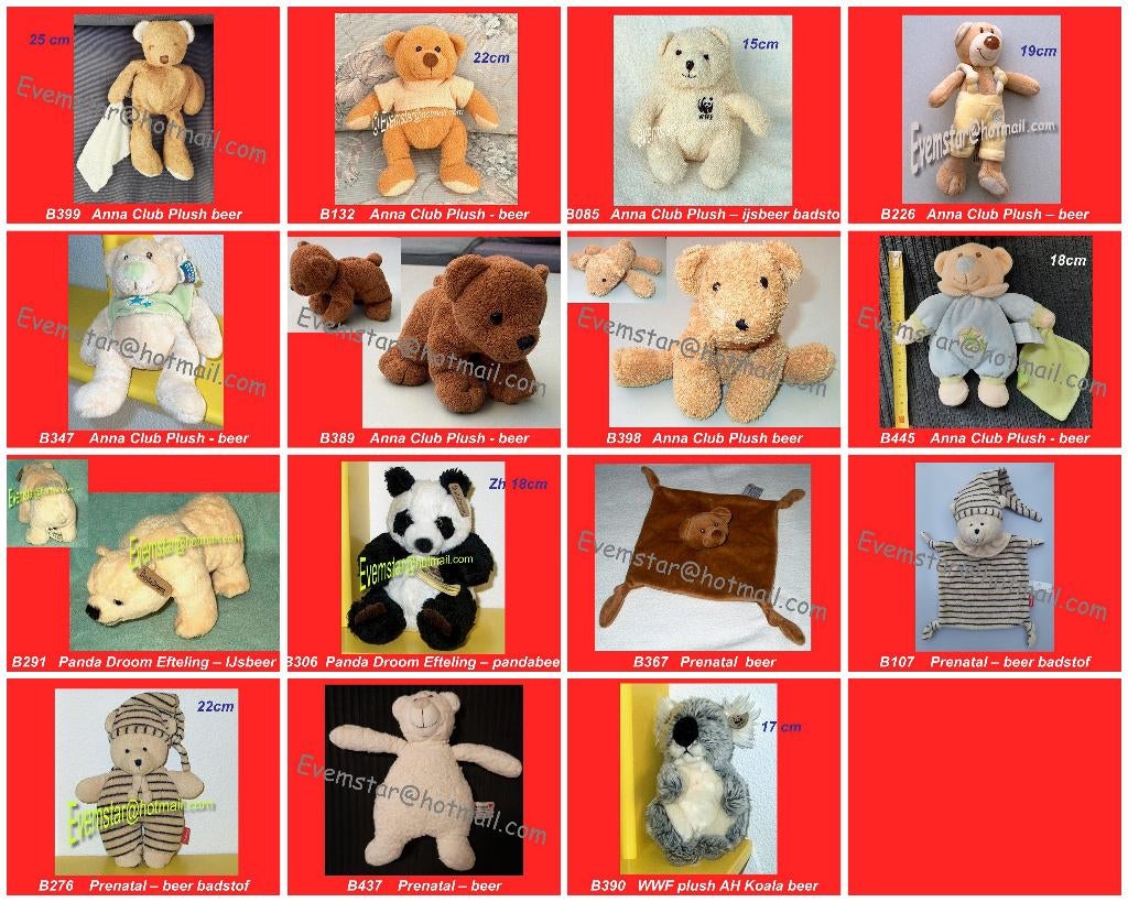 Beer Beertje IJsbeer WWF / WNF Anna Club Plush / Prenatal, Ophalen, Zo goed als nieuw, Beer
