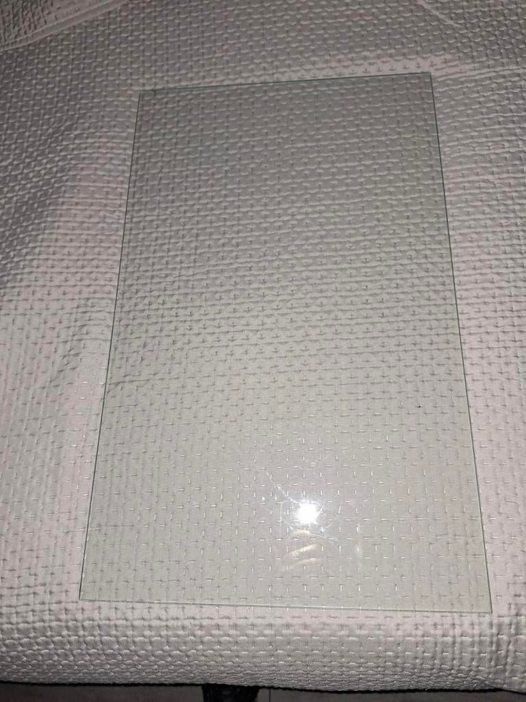 Glasplaatjes 2x 56x34.5 cm, Doe-het-zelf en Verbouw, Glas en Ramen, Ophalen