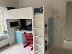 Ikea hoogslaper met kledingkast en bureau, Ophalen, Gebruikt, Eenpersoons, 200 cm